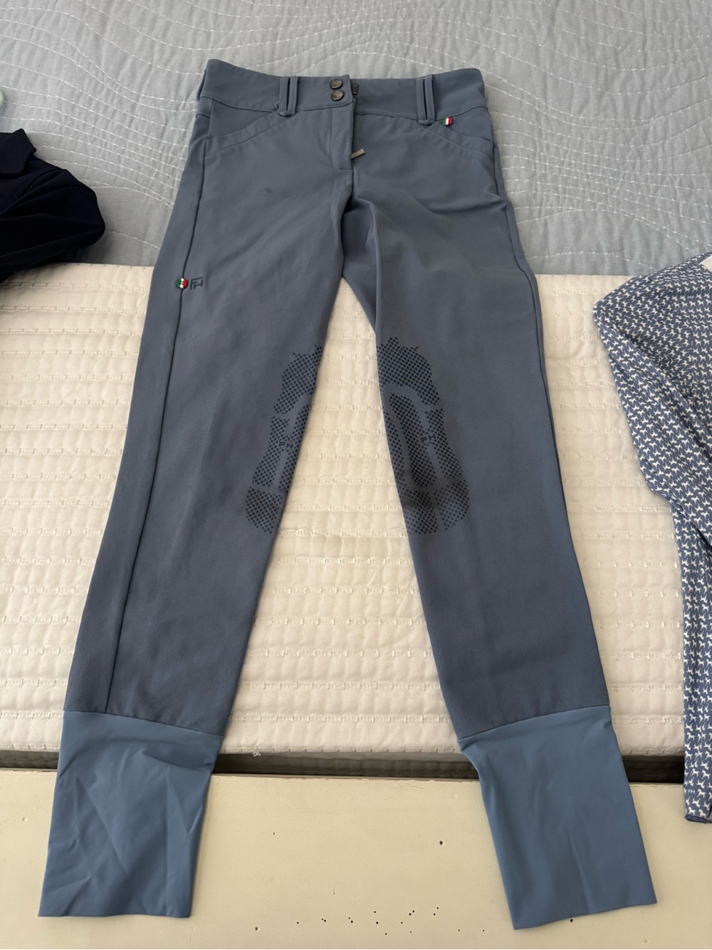 For Horses Steel Blue breeches girls 14